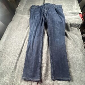 7 For All Mankind Jeans Mens (42x34 )Austyn Relaxed Straight Dark Wash USA